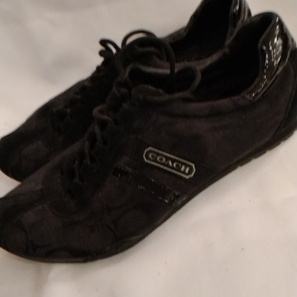 Coach Black Casual Sneakers - Picture 1 of 3